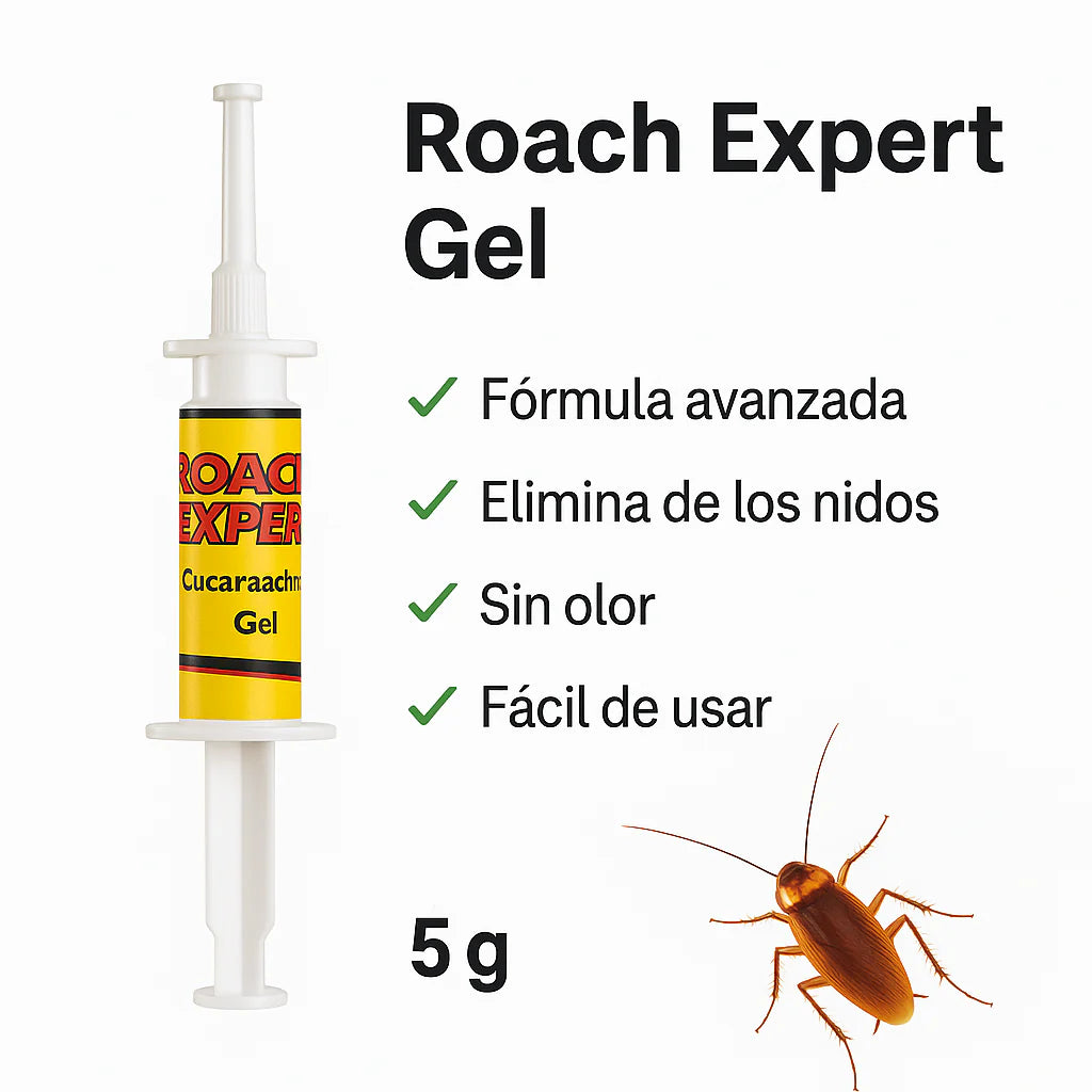 Eliminador de Cucarachas | Roach Expert Gel 5 gramos
